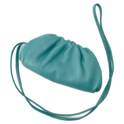 Pre-owned Bottega Veneta Blue Leather Coin Purse/coin Case ()