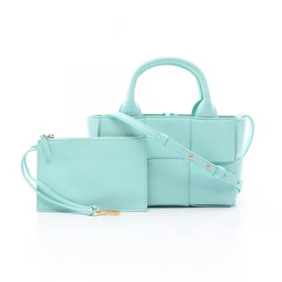 Pre-owned Bottega Veneta Blue Leather Tote Bag ()