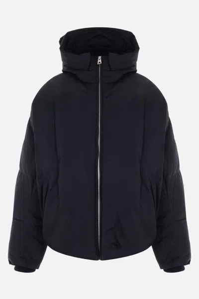 Bottega Veneta Down Jacket In Tech In Blue