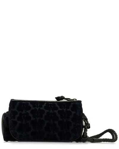 BOTTEGA VENETA BOTTEGA VENETA BLUE VELVET MULTI-POUCH BUTTERFLY CROSSBODY (AUTHENTIC PRE-  LOVED)