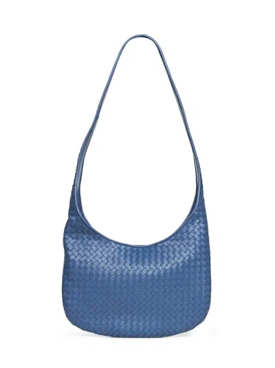 Bottega Veneta Blue Venezia Veneto Crossbody Bag