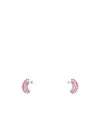 Bottega Veneta Boby Spike-studded Earrings In Pink