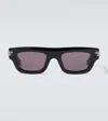Bottega Veneta Bold Ribbon Aviator Sunglasses In Black