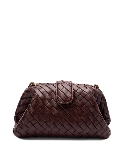 Bottega Veneta Leather Lauren 1980 Clutch Bag In Brown