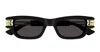 Bottega Veneta Bolt - Bv1308s-001 - Black Sunglasses