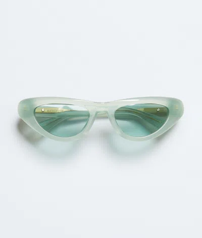 Bottega Veneta Bombe Cat Eye Sonnenbrille In Green
