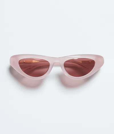 Bottega Veneta Bombe Cat Eye Sonnenbrille In Pink