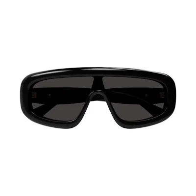 Pre-owned Bottega Veneta Bombe Shield Sunglasses 'black/grey' | Men's Size Onesize