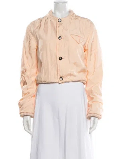 Pre-owned Bottega Veneta Bomber Jacket In Neutral