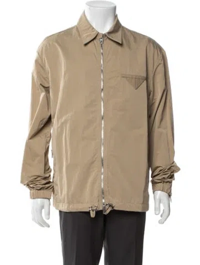 Pre-owned Bottega Veneta Bomber Jacket In Neutral