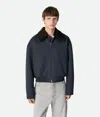 Bottega Veneta Silk And Cotton Twill Bomber Jacket In Animal Print
