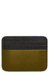 BOTTEGA VENETA BOTTEGA VENETA BOOSTER PEBBLE LEATHER CARD CASE