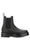 Bottega Veneta Torino Chelsea Ankle Boot Black In Black