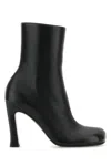 Bottega Veneta Nico Ankle Boots In Smooth Leather In Black