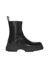 Bottega Veneta 3.5cm Highway Leather Ankle Boots In Black