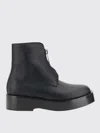 Bottega Veneta Black Leather Torino Ankle Boots In Black