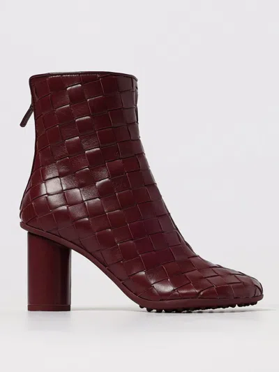 BOTTEGA VENETA BOOTS BOTTEGA VENETA WOMAN COLOR WINE,H32008114