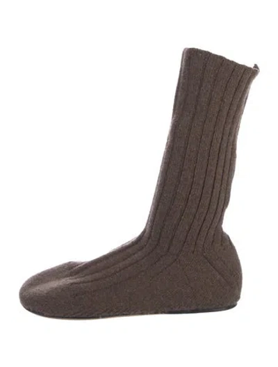 Pre-owned Bottega Veneta Boots In Brown