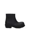 Bottega Veneta Biodegradable Woven Block Heel Ankle Boots