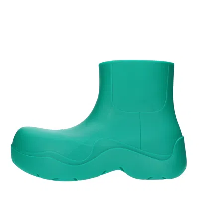 Bottega Veneta Boots Turquoise In Azzurro Blu E Verdi