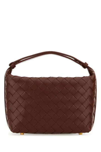 Bottega Veneta Borsa A Mano Wallace Mini In Nappa Mattone Donna