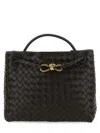 Bottega Veneta Women Andiamo Shoulder Bag In Black