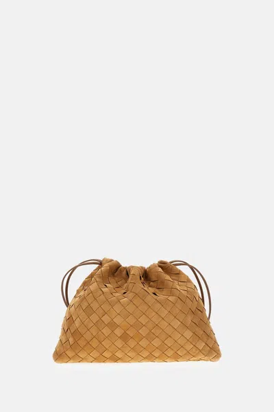 Bottega Veneta Borsa Clutch Dustbag Small In Brown