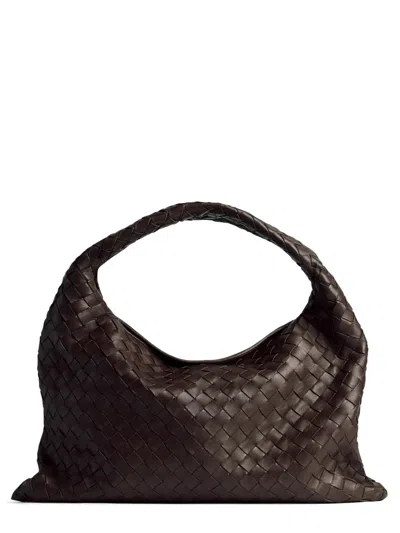 Bottega Veneta Small Hop Shoulder Backpack In Black