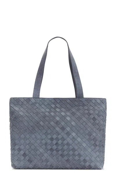 Bottega Veneta Borsa Intrecciato 15 Melange Denim Sue Ave In Blue