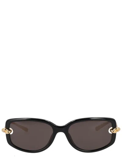 Bottega Veneta Bottega Knot Sunglasses For Women In Black