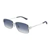 Bottega Veneta Bv1126s005-silver-silver-blue In Blue