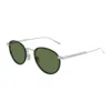 Bottega Veneta Forte Panthos Round Sunglasses In Green
