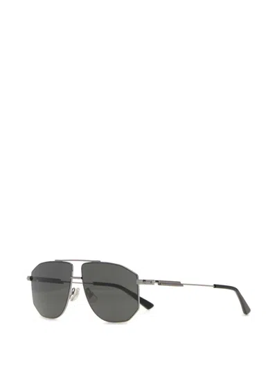 Bottega Veneta Full-frame Sunglasses In Transparent