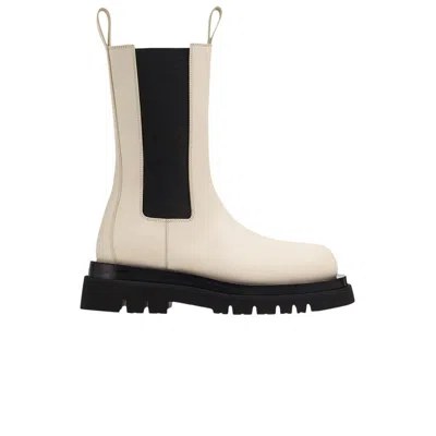 Pre-owned Bottega Veneta Wmns Lug Boot 'sea Salt' | Cream | Women's Size 38