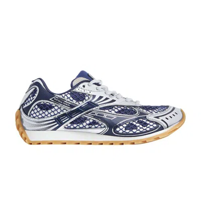 Pre-owned Bottega Veneta Wmns Orbit Sneaker 'abyss Silver' | Blue | Women's Size 41