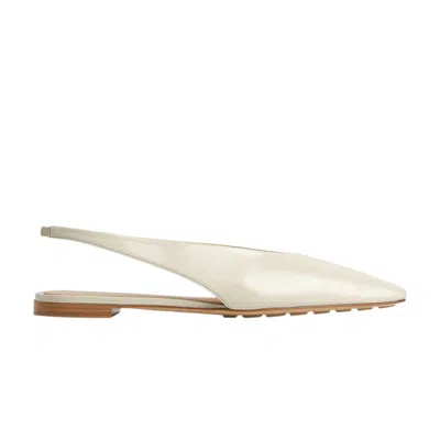 Pre-owned Bottega Veneta Wmns Sofia Sling Back Ballerina 'sea Salt' | Cream | Women's Size 39
