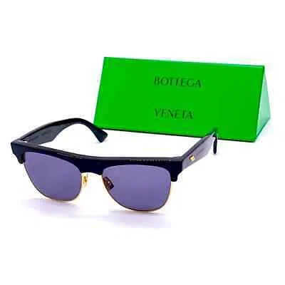 Pre-owned Bottega Veneta ? Bottega Ventana Sunglasses Unisex Black Bv1003s 001 Original 03 55-17-145