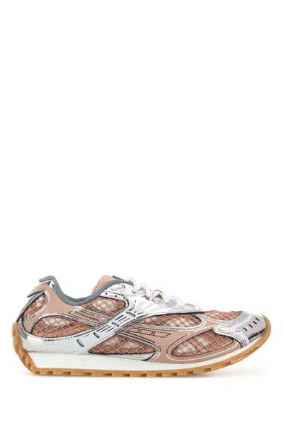 Bottega Veneta Bottega-style Orbit Sneaker With Fabric Upper And Rubber Sole In Multi