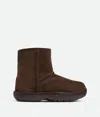 Bottega Veneta Snap Ankle Boot In Black