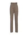 Bottega Veneta High-rise Straight-leg Trousers In Brown