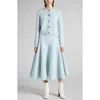 Bottega Veneta Women Hw Wo Boucle Knit Skirt In 4033 Bubble