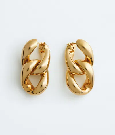 Bottega Veneta Boucles D'oreilles Chaîne Prisma In Gold