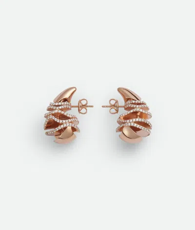 Bottega Veneta Drop Earrings In Neutral