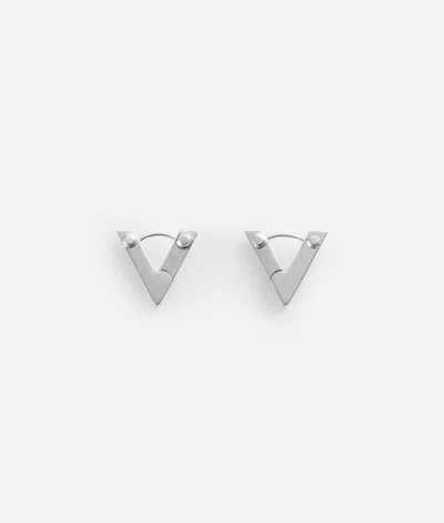 Bottega Veneta Rivet Ohrringe In Silver