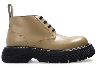 Pre-owned Bottega Veneta Bounce Ankle Boot (women's) Sneakers In Khaki
