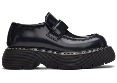 Pre-owned Bottega Veneta Bounce Leather Loafer (women's) Sneakers In Black