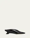 Bottega Veneta Bounty Vinyl Kitten-heel Mules