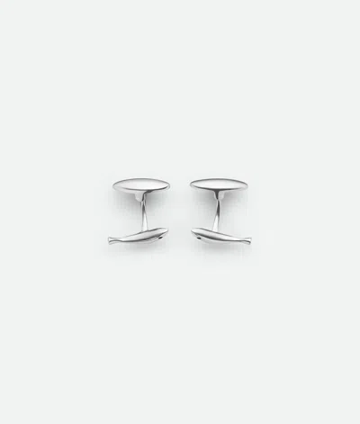 Bottega Veneta Sardine Cufflinks In Transparent