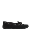 Bottega Veneta Bow Tie Detail Flat Shoes In Black