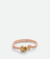 Bottega Veneta Knot Lederarmband In Cameo